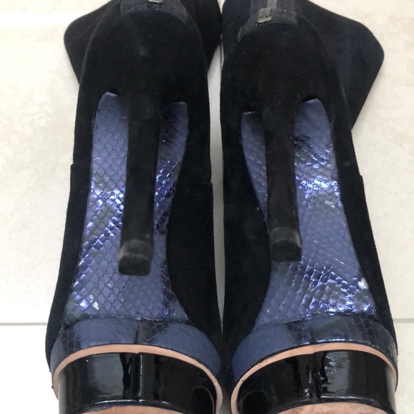 Brian Atwood- Fuveau Bootie- 7.5 Black Suede - Picture 8 of 13